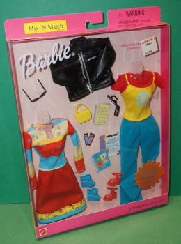 Mattel - Barbie - Fashion Avenue - Mix 'N Match Styles - Turquoise Trends - наряд